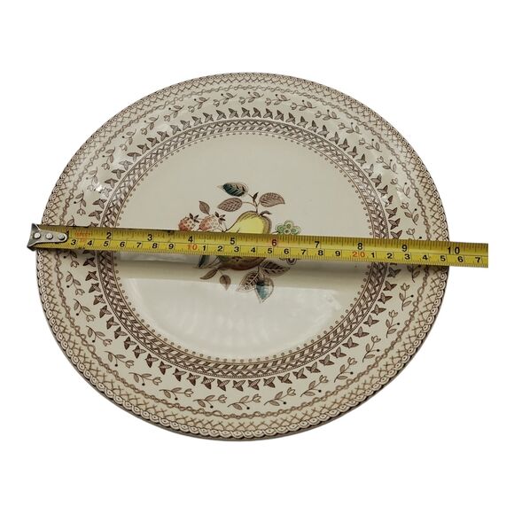Set of 3 Johnson Brothers Fruit Sampler Old Granite 10” Dinner Plates England - Picture 3 of 5